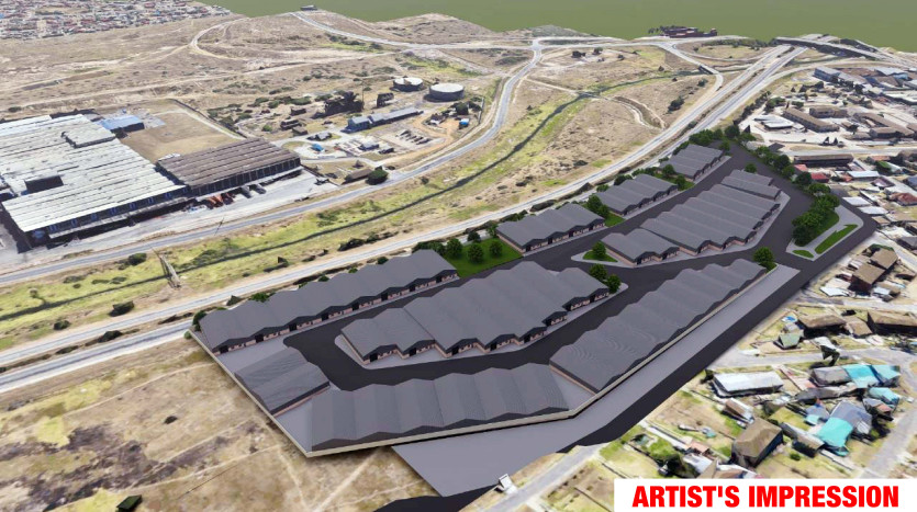 Large Industrial Site On National Highway Property Images