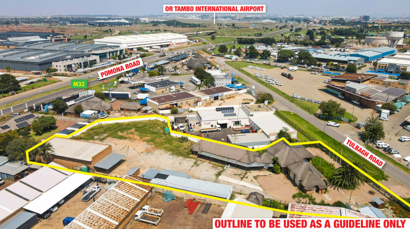Well Positioned Yard and Workshop Near OR Tambo International Property Lead Image