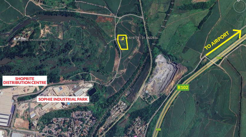 Large Potential Development Site close to King Shaka Airport Property Lead Image