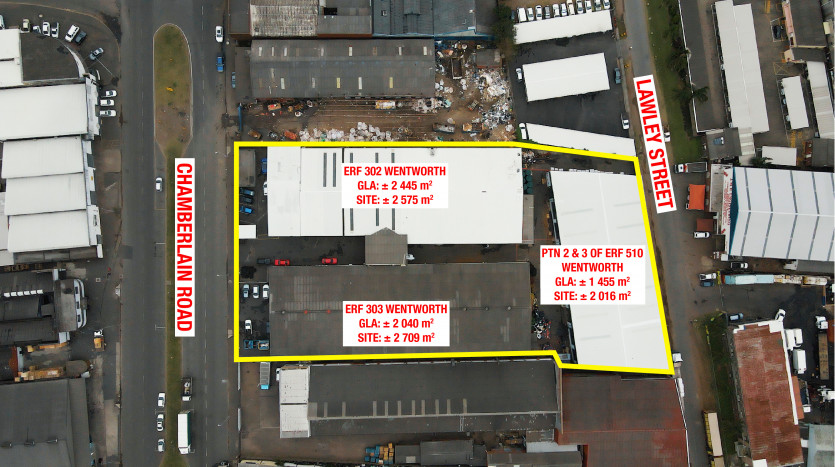± 5 900 m² Industrial Warehouses In Jacobs Property Lead Image
